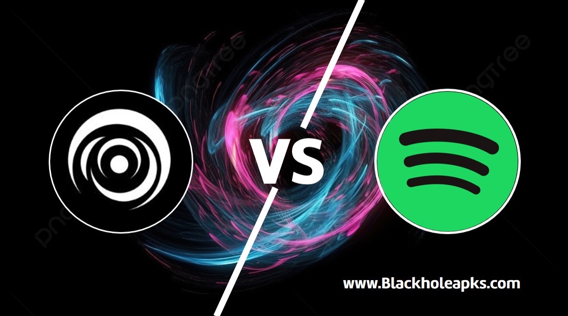 blackhole music vs spotify