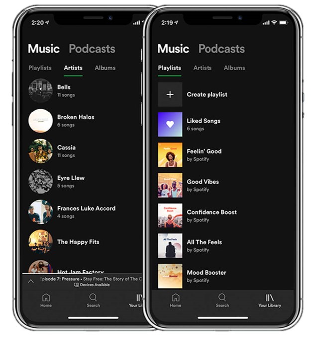 spotify music library